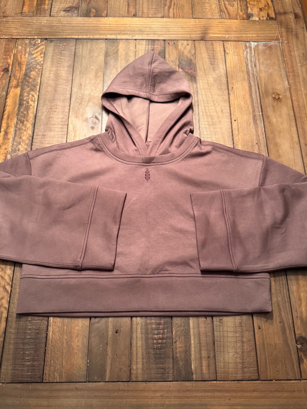 FP Movement Playing Games Hoodie By Free People Size Small Cropped Brown